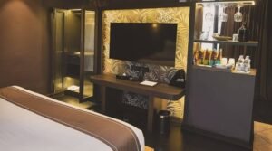 Cozy and sophisticated dining area at Origin Boutique Hotel Goa with ambient lighting